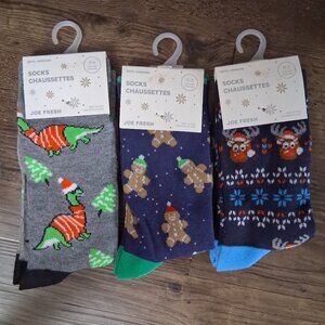 Kid's Christmas Socks (3 pairs)